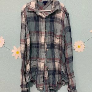 Aeropostale plaid button up